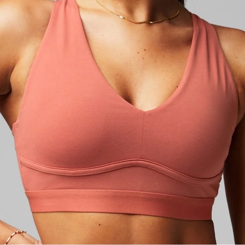 Fabletics All Day Every Day Low Impact Bra Bright Orange size 3X
